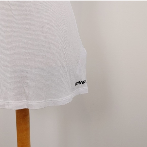 IVY PARK | Ribbed White Tank Top Size Medium Lady - Picture 7 of 8